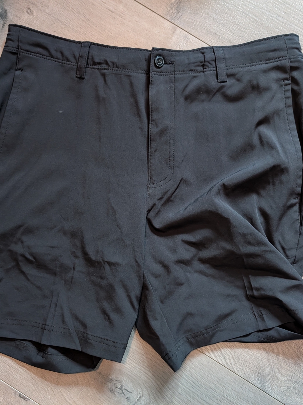 PGA Tour Black Athletic Golf Shorts